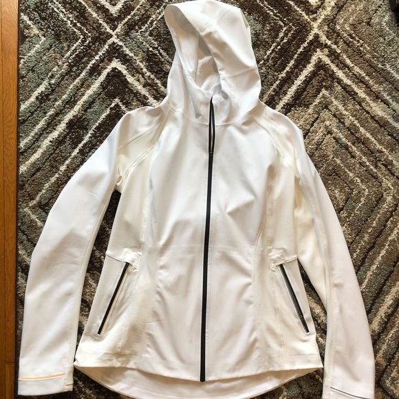 lululemon athletica Jackets & Blazers - Lululemon white zip up jacket